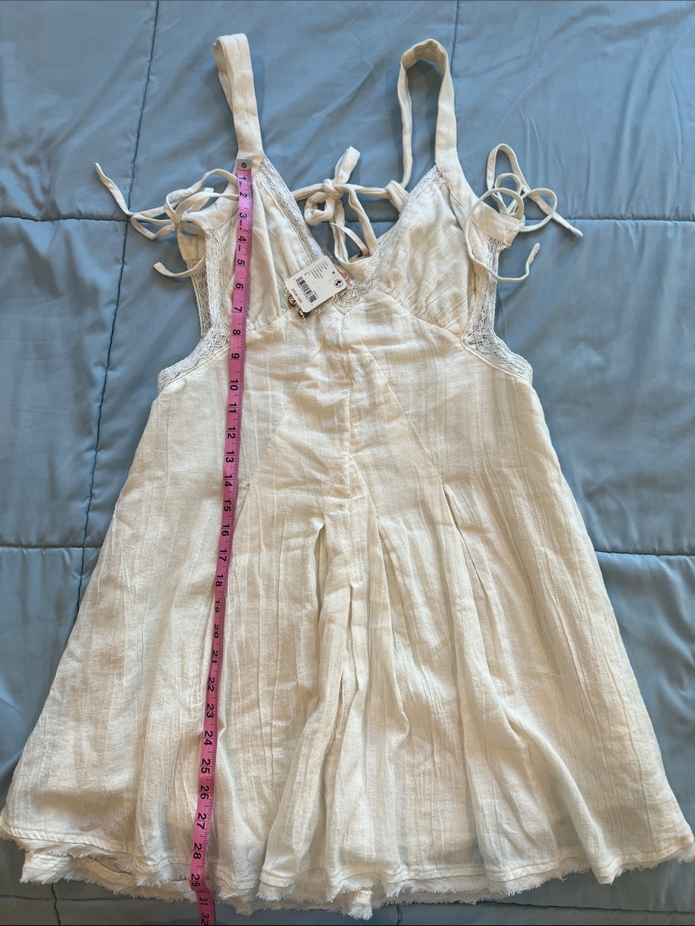 Free People Cream Mini Dress - Picture 4 of 4